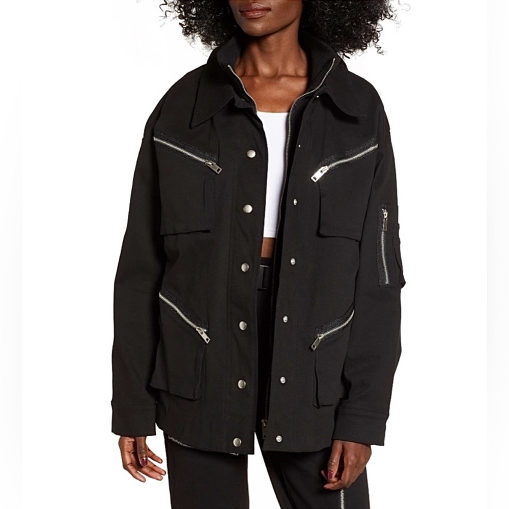 I.AM.GIA Elevara Black Utility Jacket